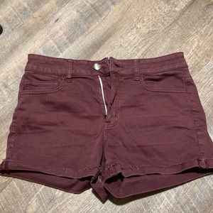 American Eagle Maroon Shorts